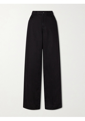 The Row - Eglitta High-rise Wide-leg Jeans - Black - 23,24,25,26,27,28,29,30,31,32