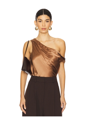 CAMI NYC Kayo Top in Brown. Size M. Also in L, XL.