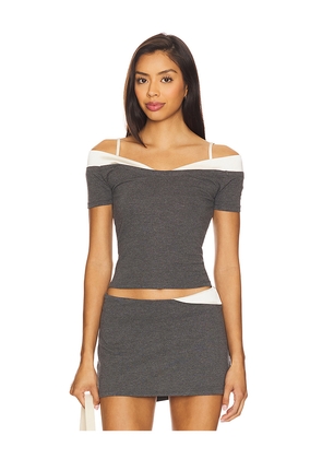 Amelie Teje Kenny Top in Grey. Size XL. Also in M.