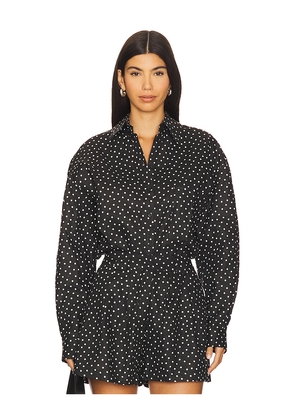 AEXAE Linen Woven Shirt in Black,White. Size M. Also in L, S, XS, XXS.