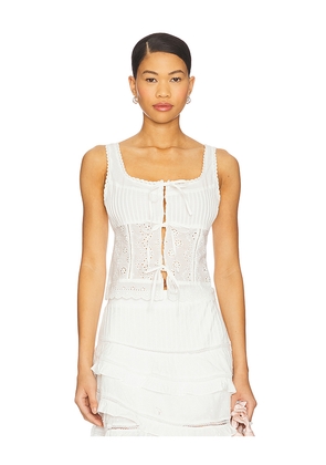 ASTR the Label Kensley Top in White. Size M. Also in L, S, XL.