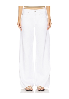 AMO Denim Regina Wide Leg in White. Size 26. Also in 27, 30, 32.