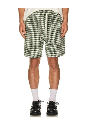 Etai LA Plaid Drawcord Shorts in Green. Size XL/1X. Also in L.