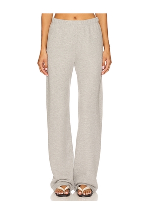 Eterne Straight Leg Sweatpant in Light Grey. Size M. Also in XS, L.