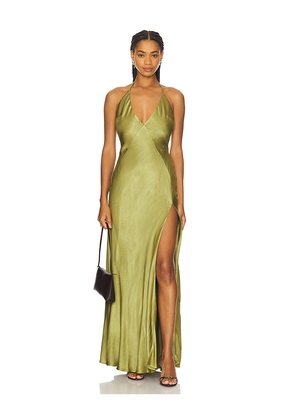 Bardot Yve Halter Dress in Sage. Size 12. Also in 6, 8, 10.