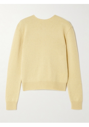 LEMAIRE - Reversible Wool And Cashmere-blend Cardigan - Yellow - xx small,x small,small,medium,large,x large