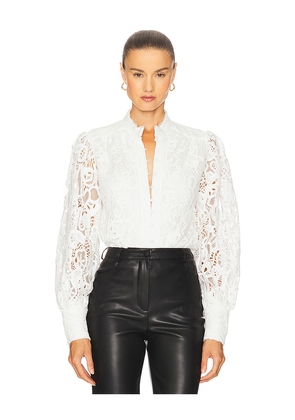Bardot Remy Lace Bodysuit in White. Size 2. Also in 4, 6.