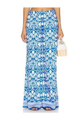 Alice + Olivia Keegan Pant in Blue. Size M. Also in S.