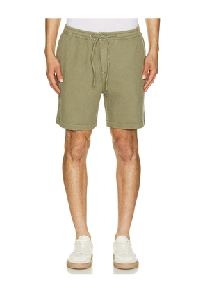 Barbour Sandwood Waffle Short in Olive. Size S. Also in M.