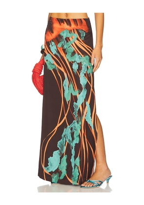 Eugenia Fernandez Kibutai Skirt in Brown. Size S. Also in XL, XS.