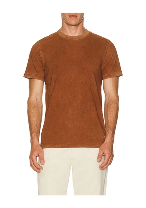 COTTON CITIZEN The Classic Crew Neck Tee in Brown. Size S. Also in M.