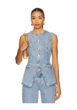 BLANKNYC Denim Vest in Blue. Size M. Also in L, S, XS.
