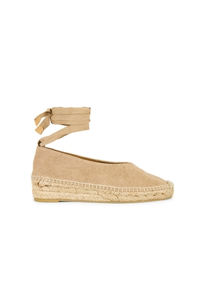 Castaner Gea Espadrille in Tan. Size 37. Also in 36, 38.
