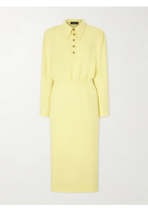 Willy Chavarria - Wool Midi Dress - Yellow - x small,small,medium,large,x large