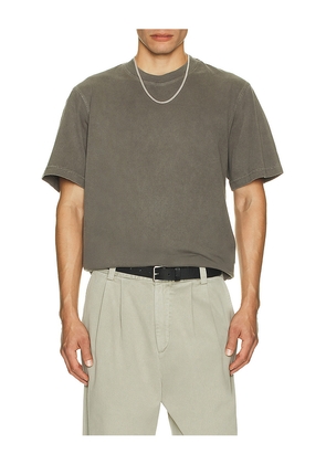 AGOLDE Asha Mock Neck Tee in Grey. Size S. Also in M.