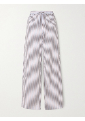 Loulou de Saison - Cisco Striped Cotton-poplin Wide-leg Pants - Multi - FR 34,FR 36,FR 38,FR 40,FR 42