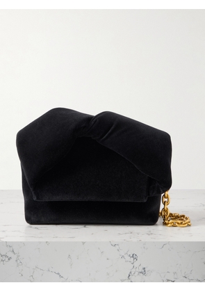 JW Anderson - Twister Small Velvet Tote - Black - One size