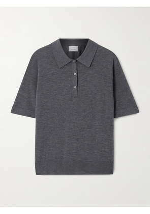 Loulou de Saison - Migo Cashmere Polo Shirt - Gray - x small,small,medium,large,x large