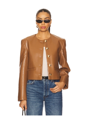 ANINE BING Amber Jacket in Brown. Size S. Also in M.