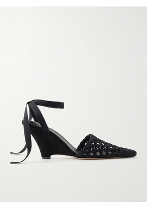Jacquemus - The H Leather Wedge Pumps - Black - FR36,FR37,FR38,FR39,FR40,FR41