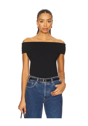 ANINE BING Francis Top in Black. Size M. Also in L, S, XS.