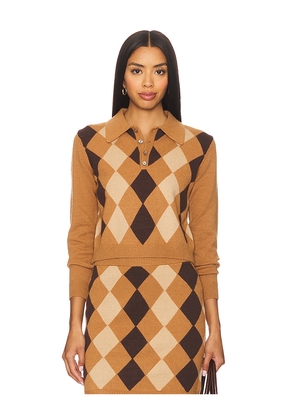 Callahan Dawn Polo in Tan. Size XL. Also in S, M.