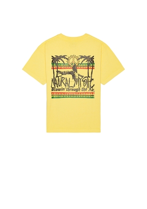 Deva States Mystic Retro T-Shirt in Yellow. Size M. Also in L, XL/1X.