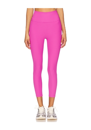 Beyond Yoga Impulse Ribbed High Waisted Midi Legging in Fuchsia. Size XL. Also in L.
