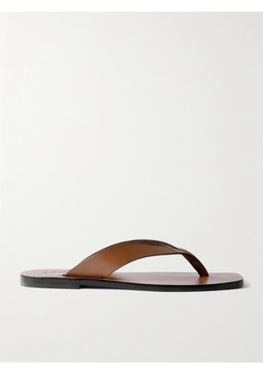 A Emery - Kinto Leather Flip Flops - Brown - IT35,IT36,IT37,IT38,IT39,IT40,IT41,IT42