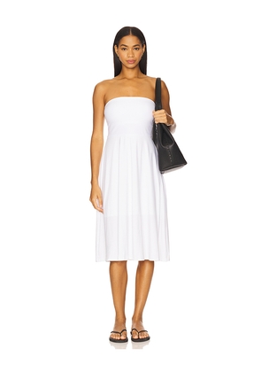 Beyond Yoga Featherweight Strapless Dress in White. Size M. Also in L.