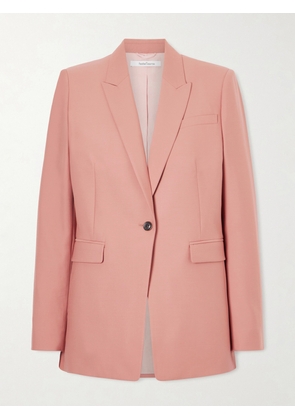 Another Tomorrow - Grain De Poudre Wool Blazer - Pink - IT36,IT38,IT40,IT42,IT44,IT46,IT48