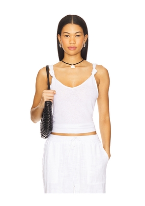 Bobi Top in White. Size M. Also in L, XL.