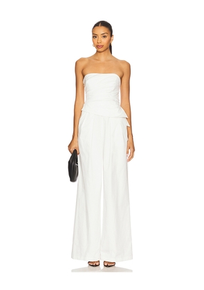 ET OCHS Loren Jumpsuit in White. Size 2. Also in 0.