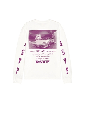 AGOLDE x RSVP Gallery Long Sleeve Mock Neck Sweater in White. Size M. Also in L, S, XL/1X.
