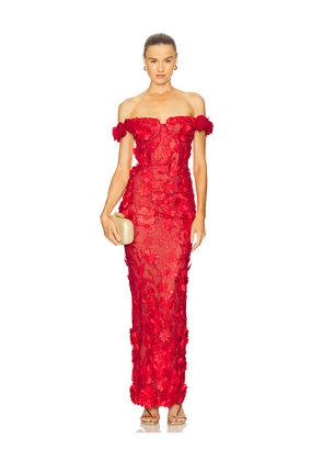 Bronx and Banco Jasmine Maxi Dress in Red. Size M. Also in S.