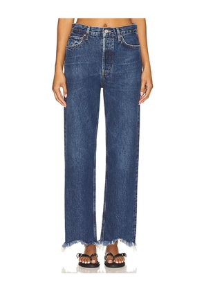 AGOLDE 90s Mid Rise Loose Fit Jeans in Blue. Size 25. Also in 26, 27, 29.