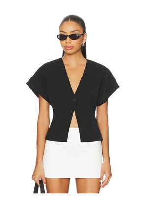 ALL THE WAYS Wanda Top in Black. Size M. Also in L, S, XS, XXS.