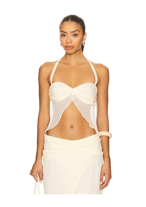 BUCI Dandelion Top in Cream. Size M. Also in S, L.