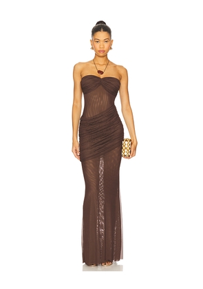 Bananhot Erica Dress in Brown. Size M. Also in L, S, XS.