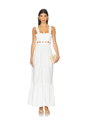 BEACH RIOT Campbell Dress in White. Size M. Also in XS, L, XL.
