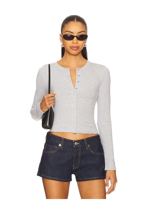 ALL THE WAYS Viola Top in Grey. Size M. Also in XS, S, L, XL.