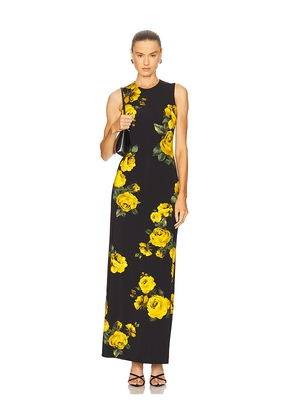 Alice + Olivia Delora Maxi Dress in Black. Size 2. Also in 0, 6, 8.