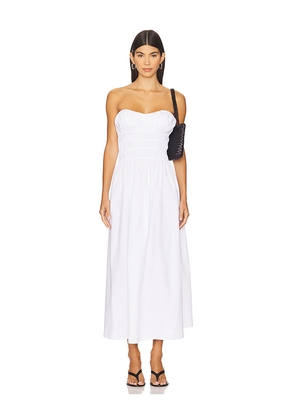 CAROLINE CONSTAS Ivette Dress in White. Size S. Also in L, XL.