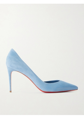 Christian Louboutin - Iriza 85 Suede Pumps - Blue - IT36,IT36.5,IT37,IT37.5,IT38,IT38.5,IT39,IT39.5,IT40,IT40.5,IT41,IT41.5,IT42