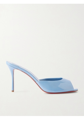 Christian Louboutin - Me Dolly 85 Patent-leather Mules - Blue - IT34,IT35,IT35.5,IT36,IT36.5,IT37,IT37.5,IT38,IT38.5,IT39,IT39.5,IT40,IT40.5,IT41,IT41.5,IT42