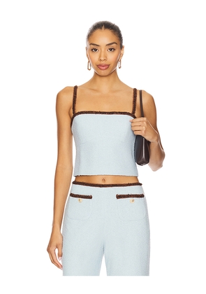 Amanda Uprichard x REVOLVE Windsor Top in Baby Blue. Size M. Also in L, S, XL.