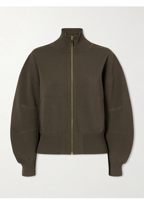 Joseph - Sable Milano-knit Bomber Jacket - Green - x small,small,medium,large,x large