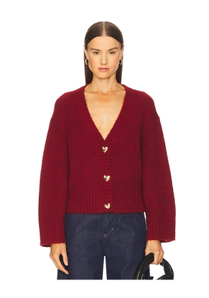 BLANKNYC Cropped Cardigan in Red. Size M. Also in S, XS.