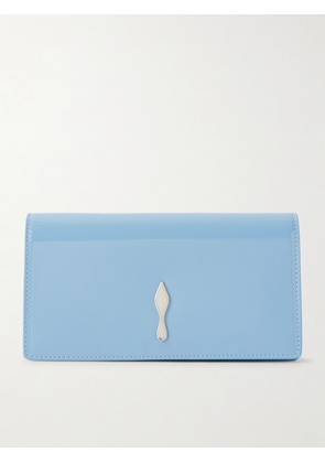 Christian Louboutin - Bettina Patent-leather Clutch - Blue - One size