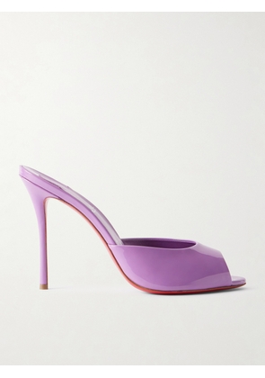 Christian Louboutin - Me Dolly 100 Patent Leather Mules - Purple - IT35,IT35.5,IT36,IT36.5,IT37,IT37.5,IT38,IT38.5,IT39,IT39.5,IT40,IT40.5,IT41,IT41.5,IT42